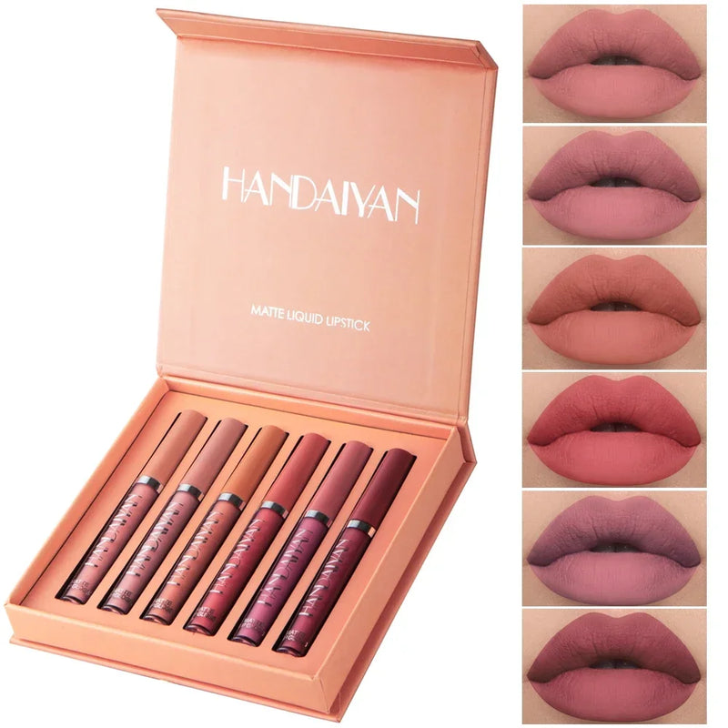 Handaiyan Matte Lipstick Kit - Buy 3 Get 6 + Free Shipping + Free Gifts