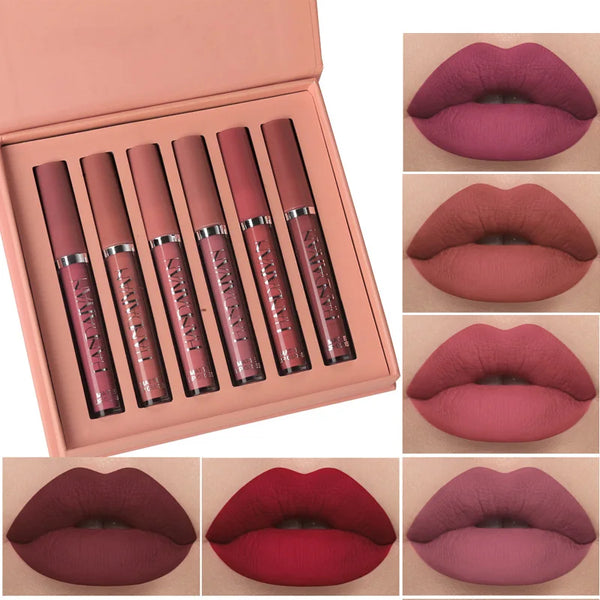 Handaiyan Matte Lipstick Kit - Buy 3 Get 6 + Free Shipping + Free Gifts