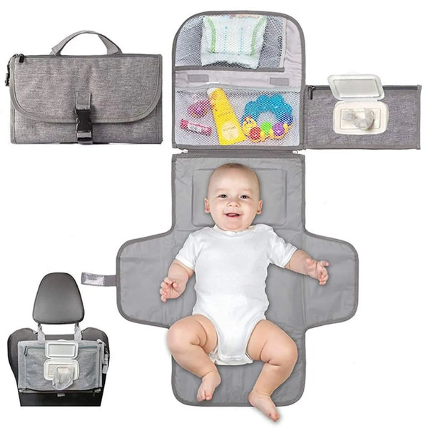 Portable Baby Diaper Changing Pad: Foldable and Waterproof