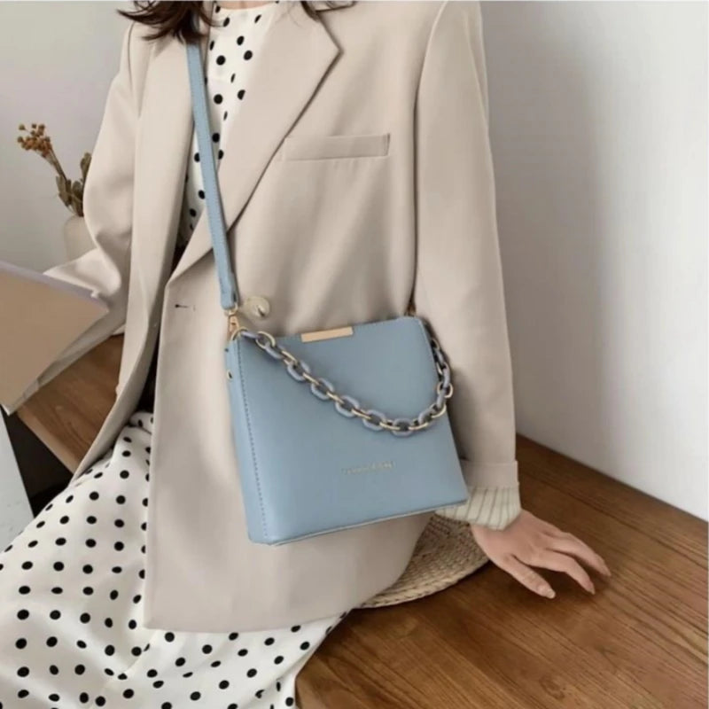 Emily Light Blue Handbag