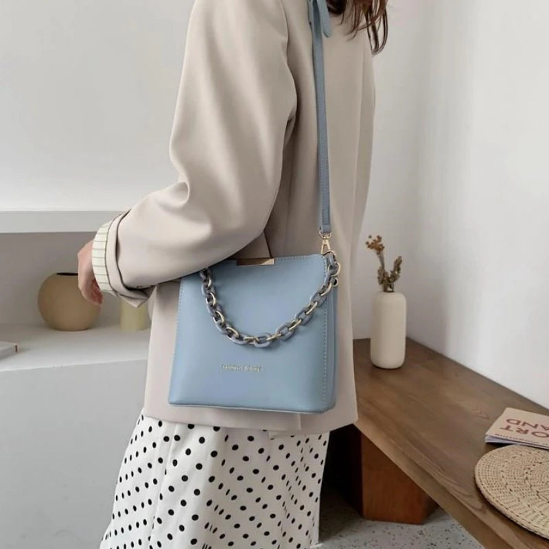 Emily Light Blue Handbag