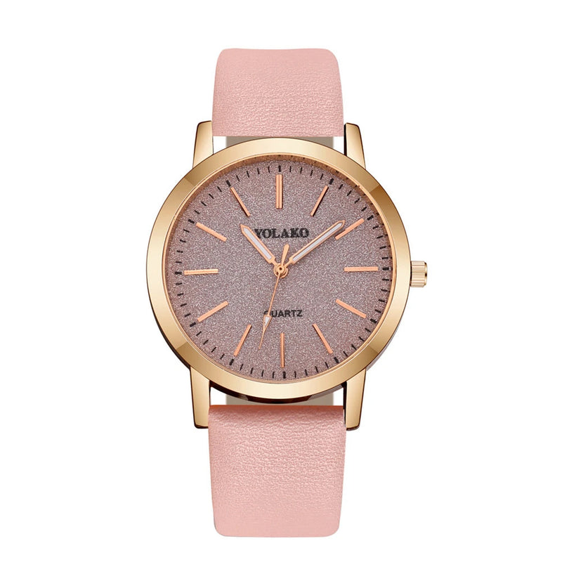 Yolako Pink Quartz Watch